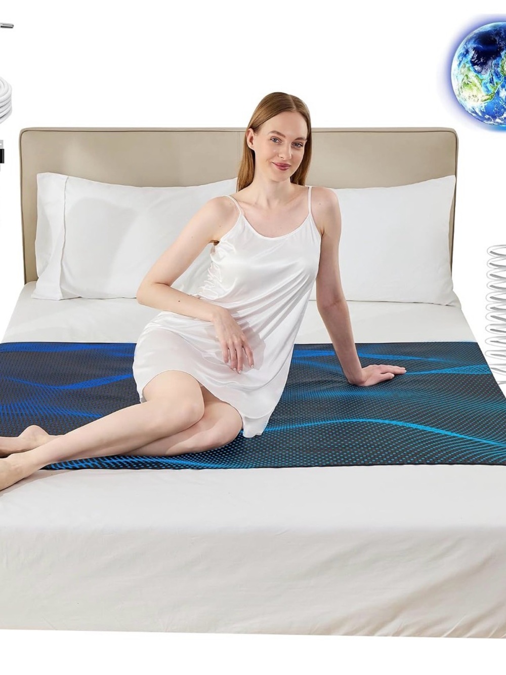 Grounding Mat for Bed – Queen Size 60” × 27”